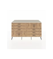 Kronos Konsol 2 Raflı 6 Çekmeceli 4 Kapaklı 176x59x99 Aytaşı-Çam