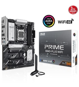ASUS PRIME B840-PLUS WIFI-6E DDR5 HDMI-DP PCIE 4.0 AM5 ATX