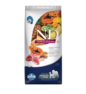 N&D Tropical Selection Kuzu Etli Orta ve Büyük Irk Yetişkin Köpek Maması 10kg