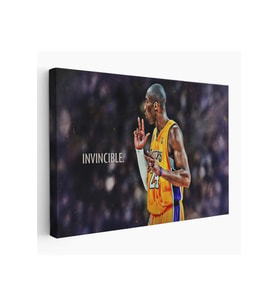 Kobe Bryant Invincible Black Mamba Kanvas Tablo-5086