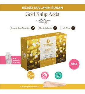 Smoothly 500 G. GOLD Kalıp Ağda SİR Ağda El Ağdası KUAFÖR AĞDASI