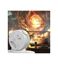 Yıldız Projektör 13'ü Birlikte HD Nebula LED Gece Lambası ve Bluetooth Hoparlör
