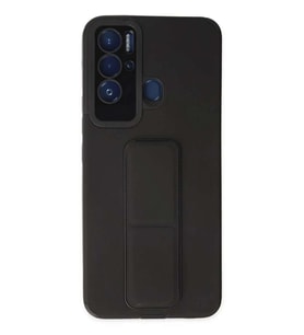 Pova Neo Kılıf Mega Standlı Silikon - Siyah