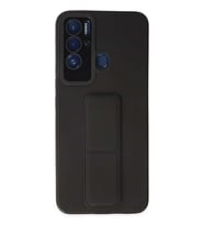 Pova Neo Kılıf Mega Standlı Silikon - Siyah