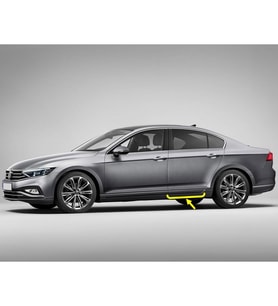 VW Passat B8.5 2020-2022 Sol Arka Kapı Bandı Çıtası Kromaj 3G0853333A