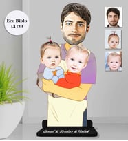 Kişiye Özel Aile Ahşap Eco Biblo -13