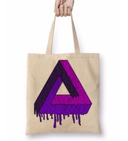 Triangle Psychedelic Bez Çanta Uzun Saplı