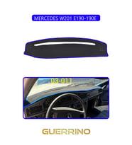 MERCEDES W201 E190-190E TORPİDO KORUMA HALISI MAVİ KENAR