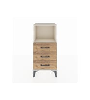 Arges Komodin Tek Raflı 3 Çekmeceli 44x30x96 Aytaşı-Çam