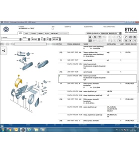 PASSAT B7 BEETLE CC EOS JETTA SCİROCCO SAĞ AYNA KAPAĞI ( BEYAZ BOYALI) 3C8857538