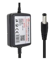 Powermaster PM-31770 12 Volt - 1 Amper - 12 Watt 5.5*2.5 Mm Uçlu İki Ucu Kablolu Masaüstü Adaptör (Siyah)