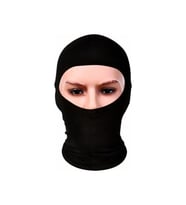Motosiklet Balaklava Güneş Koruyucu Rüzgar Geçirmez Motor Maske Yüz Koruma (Siyah)