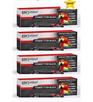 Canon T13HBK Çipsiz Muadil Toner - 10.200 Sayfalık - 4'lü Avantaj Paket
