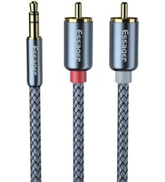 3.5mm Jack to RCA Kablo RCA Stereo Hifi Ses Sistemi Kablosu Kopmaz Kablo