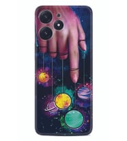 Xiaomi Poco M6 Pro 5G Kılıf Silikon Desen Özel Seri Finger planet 1740