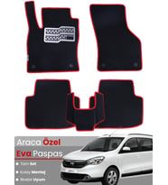 DACİA LODGY 5 KİŞİLİK (2012-2022) Uyumlu EVA Paspas Tam Set–Araca Özel,Su Geçirmez,Kolay Montaj