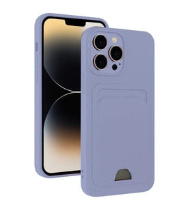 İphone 13 Kılıf Kelvin Kartvizitli - Lila