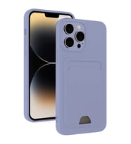 İphone 13 Kılıf Kelvin Kartvizitli - Lila