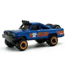 Hot Wheels - ´73 Jeep J10 - Hw Hot Trucks 4/10 - Htc31 - Short Card - K&N - Koyu Mavi Metalik - Matt (Çok Renkli)