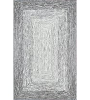 Eliana Home Baskılı, Yıkanabilir Kaymaz Taban Salon Halısı LNA1765 100x150 cm (Gri)