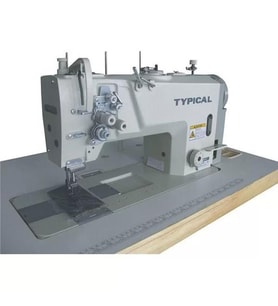 Typical GC-6845-M Çift iğne küçük mekik iptalli kilit dikiş orta mat. için