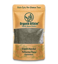 Organik Bitkim Toz Siyah Hardal Tohumu 500 gr