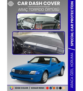 MERCEDES SL R129 (1989-2001) Torpido Örtüsü Premium Kalite Torpido Koruma Özel Kesim UV Koruma