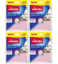 Vileda Pva Aktifiber Mikrofiber Bez 2'li (Actifibre) 4 Paket Temizlik Bezi