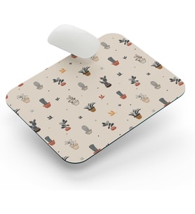 Kaktüs - Dikdörtgen Mouse Pad, 17,5 cm x 19,50 cm