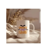 Daddy Little Tasarımlı Beyaz Seramik Baskılı Kupa Bardak 330ml