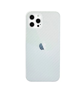 Apple İphone 12 Pro Max Kılıf Karbon Pp Silikon - Şeffaf