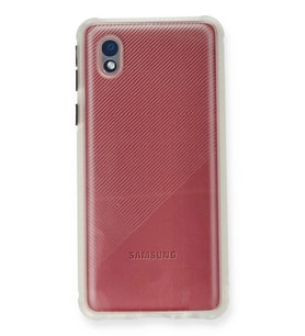 Galaxy A01 Core Kılıf Miami Şeffaf Silikon - Şeffaf