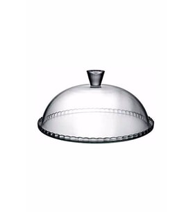 Kek - Pasta Sunum Fanusu Patisserie - Cam (32 cm)