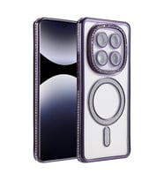 Note 14 5G Joke Simli Magneticsafe Kılıf - Derin Mor