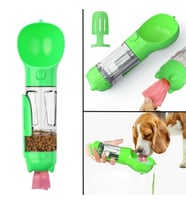 Taşınabilir Hazneli Mama Kaplı ,Kaka Poşetli Kedi,Köpek Suluğu-300ml GO-53-vice 02921