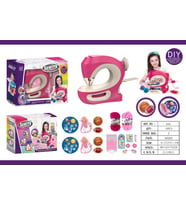 Gerçekten Diken Dikiş Makinesi Full Set  Çocuklar İçin Eğitici Dikiş Oyun Seti