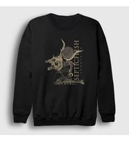 Presmono Unisex Siyah Communion Septicflesh Sweatshirt 172513tt