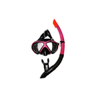 51701-T-BFS PEMBE SİYAH MASKE ŞNORKEL SET