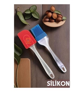Transformacion Silikon Yumurta Fırçası Spatula Seti  720432