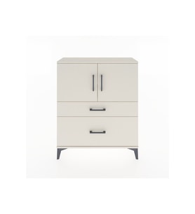 Arges Şifonyer 2 Raflı 2 Çekmeceli 2 Kapaklı 88x30x106 Aytaşı-Aytaşı