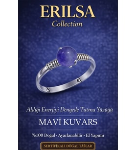 Sertifikalı Alınan Enerjiyi Dengeleme Yüzüğü – Mavi Kuvars Ayarlanabilir Terazi Yengeç Balık Burcu (Çok Renkli)