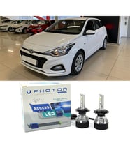 Hyundai i20 Jump Led Xenon Uzun Kısa Far Ampulü H4 Access Yeni Seri Beyaz