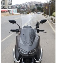 MOTOCAM Falcon Cmax 155 Ön Cam 2023-2026 Model 75cm Şeffaf Renkli 4mm UZUN