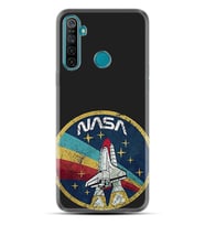 Realme 5i 5 Pro 6i 7 Pro 8 Kılıf Desemli Silikon Nasa 1326