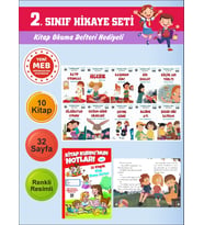 2.Sınıflar İçin Okumayı Sevdiren 10 lu Hikaye Seti 3 (Kitap Okuma Defteri Hediyeli)