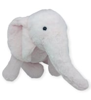 Peluş Sevimli Hayvanlar 65 cm Uyku Arkadaşım Fil - Pembe - 1 ADET