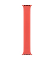 CaseUp Apple Watch Series 8 45mm Kordon, Silicone Elastic Band (Large Size, 170mm) Pembe