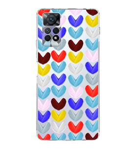 PrintiFy Xiaomi Redmi Note 12 Pro 4G ile Uyumlu 1mm Slim Fit Water Color 1 Baskılı Şeffaf  Kılıf