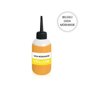 CANON/HP Uyumlu 100 ML. Muadil Sarı Gıda Mürekkep