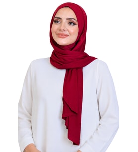 Penye Boyun Kapamalı Şal Başörtü Hazır Giyim Turban Esnek Jersey Şal